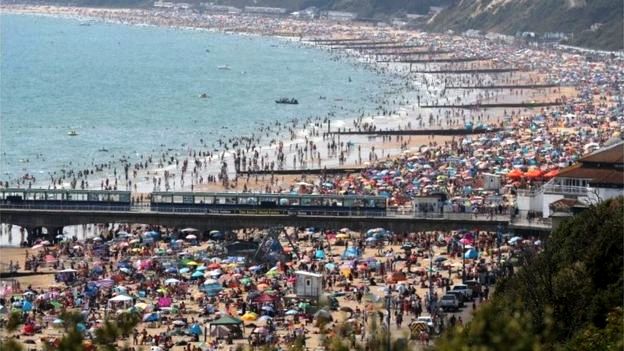 Bournmouth beach 29-7-2020