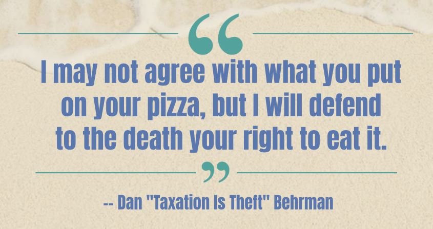 Dan Behrman statement on pizza