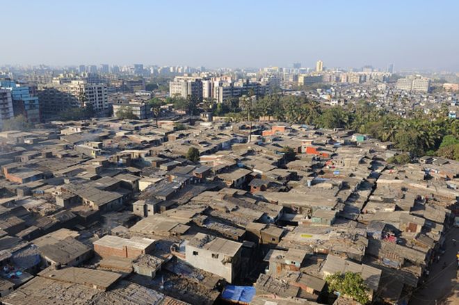 Dharavi aerial view