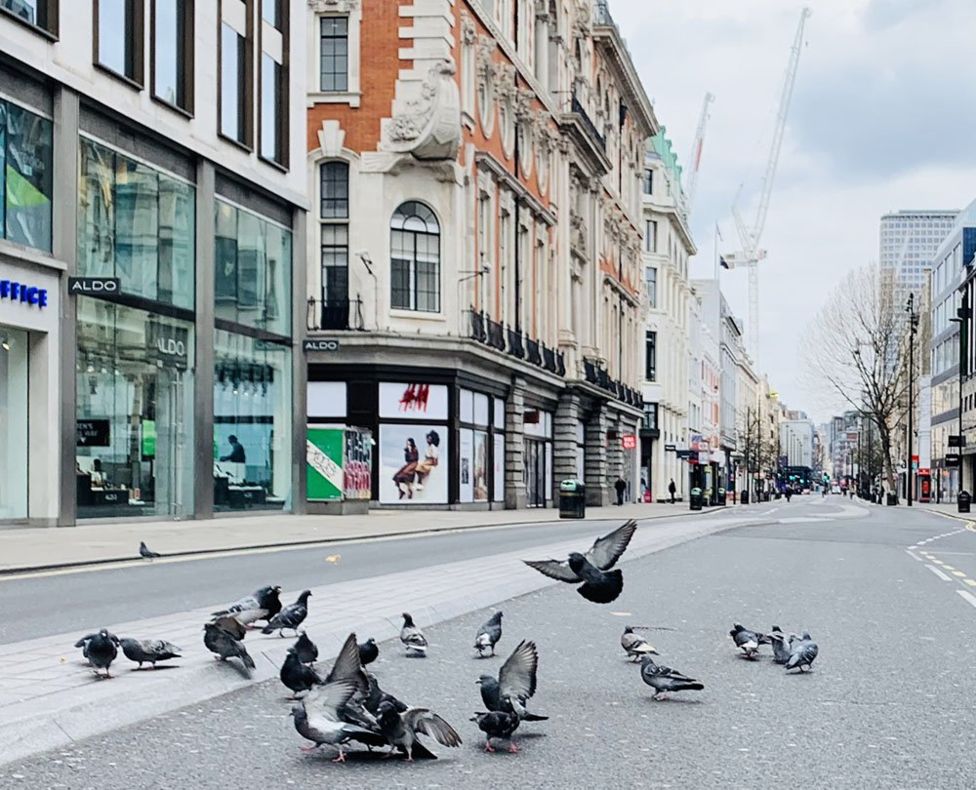 Empty Oxford Street by Sophie Raworth