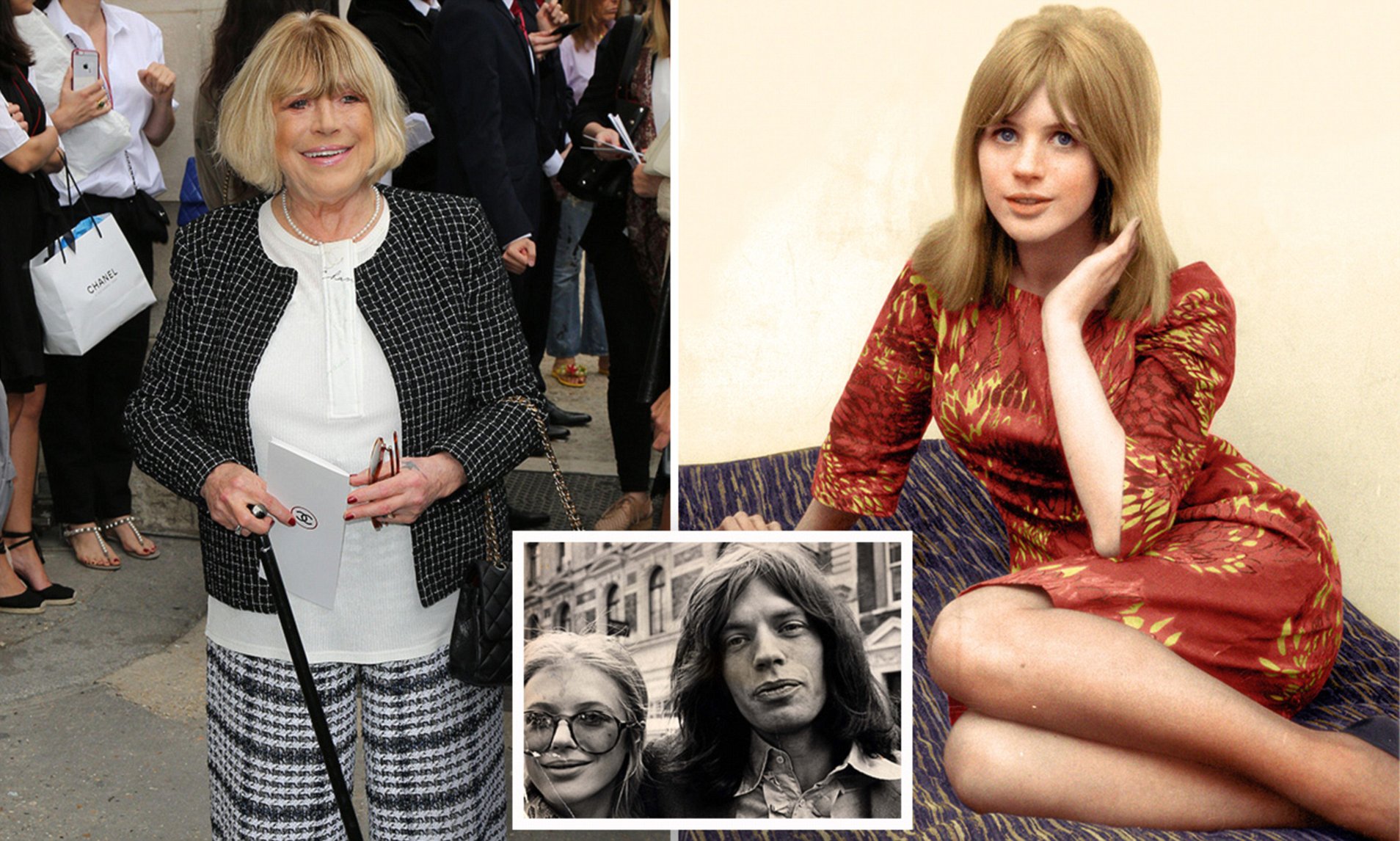 Marianne Faithfull now and then